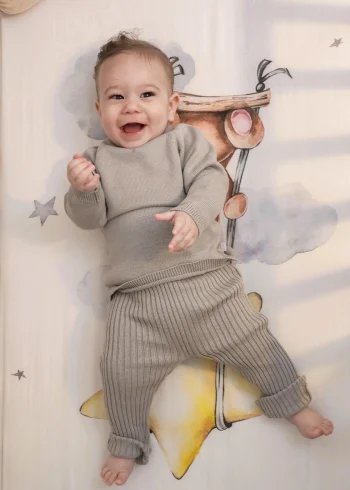 LouLou Byxa & Tröja Grå