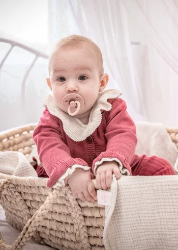 LouLou Byxa & Kofta Gammelrosa